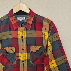 J.Crew Wallace & Barnes Flannel Plaid Overshirt M